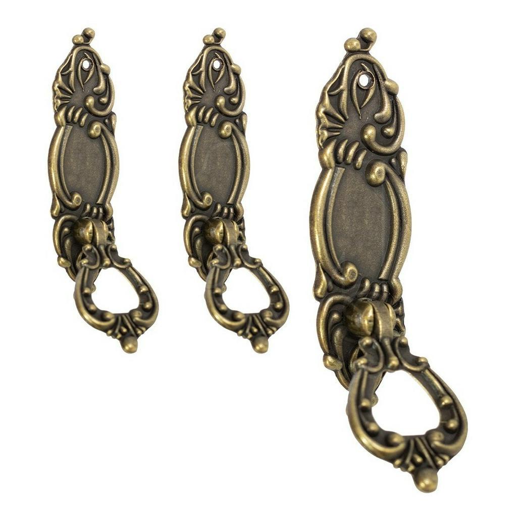 3 Puxador Colonial Veneza Pequeno S/ Guia Entrada 