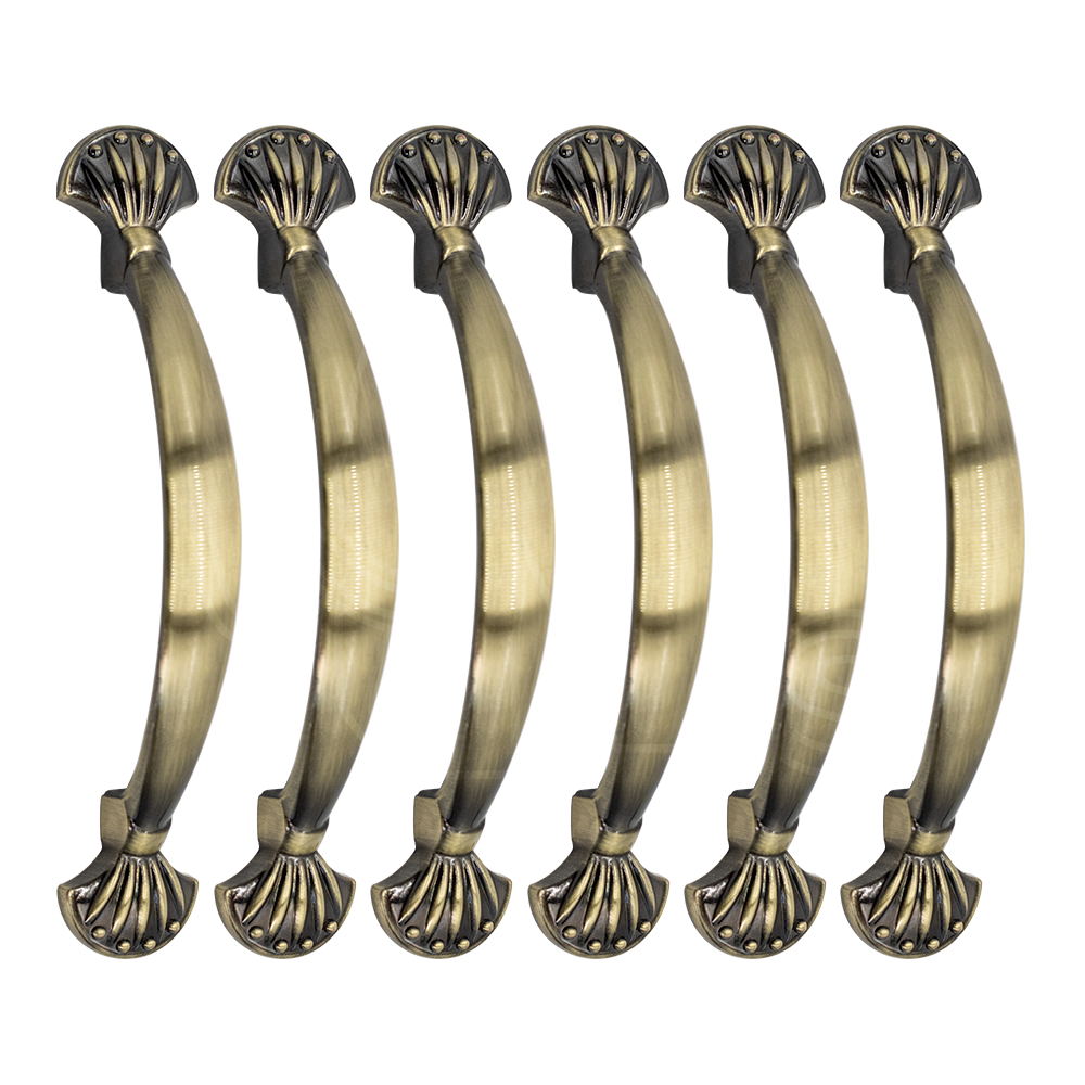 6 Puxador Retro De Gaveta Cômoda Modelo Alça Ver