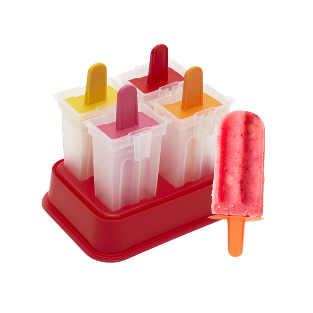 Forma Fazer Sorvete Picolé Paletas Recheadas Kit 