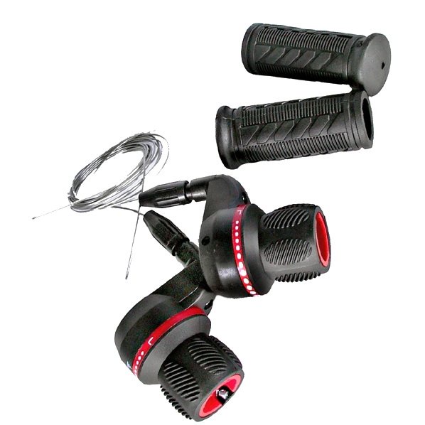Alavanca Mtb GripShift 3×6 18v K22 Manopla E 
