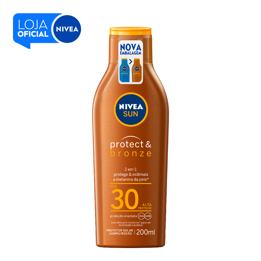 NIVEA SUN Protetor Solar Protect E Bronze FPS 30 2
