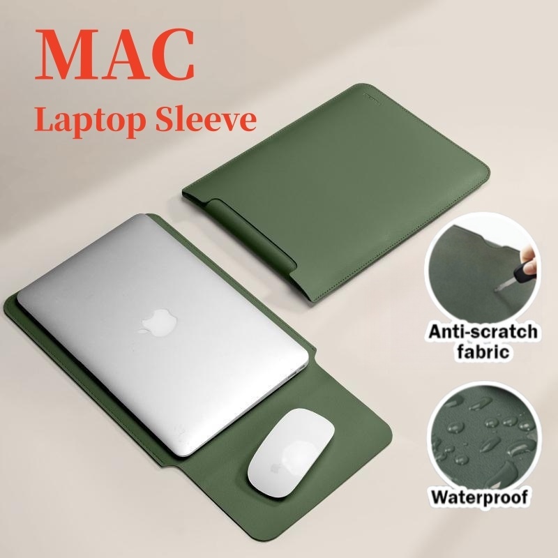 PU leather laptop bag for Macbook Air Pro 13 14 15