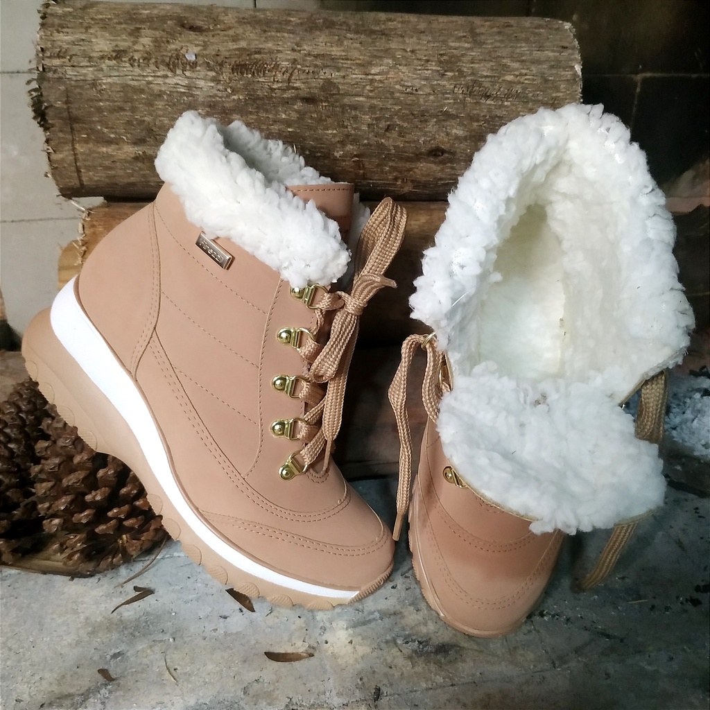 Bota Com lã El Quique Antique Forrada com Lã