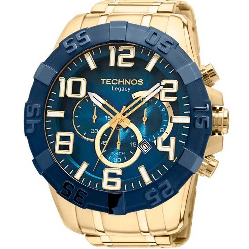 Relogio Technos Dourado Masculino Classic Legacy O