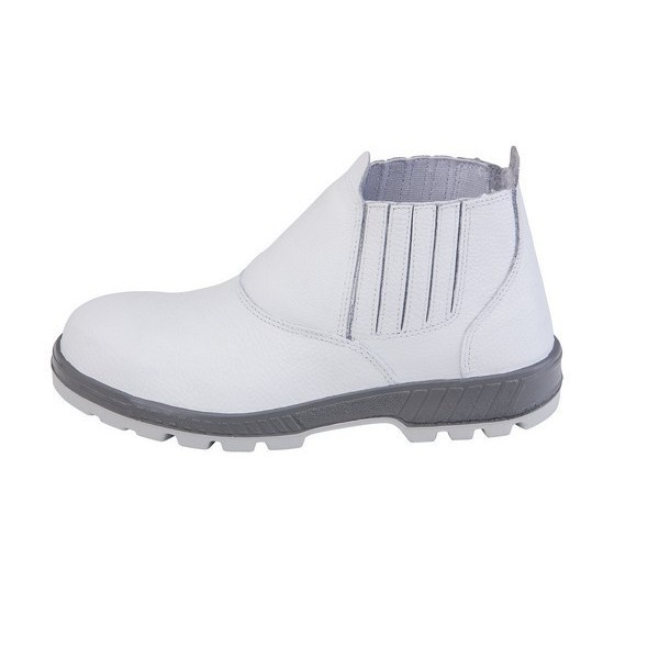 Botina Bota Marluvas 70B19 Bico Plástico Branco p