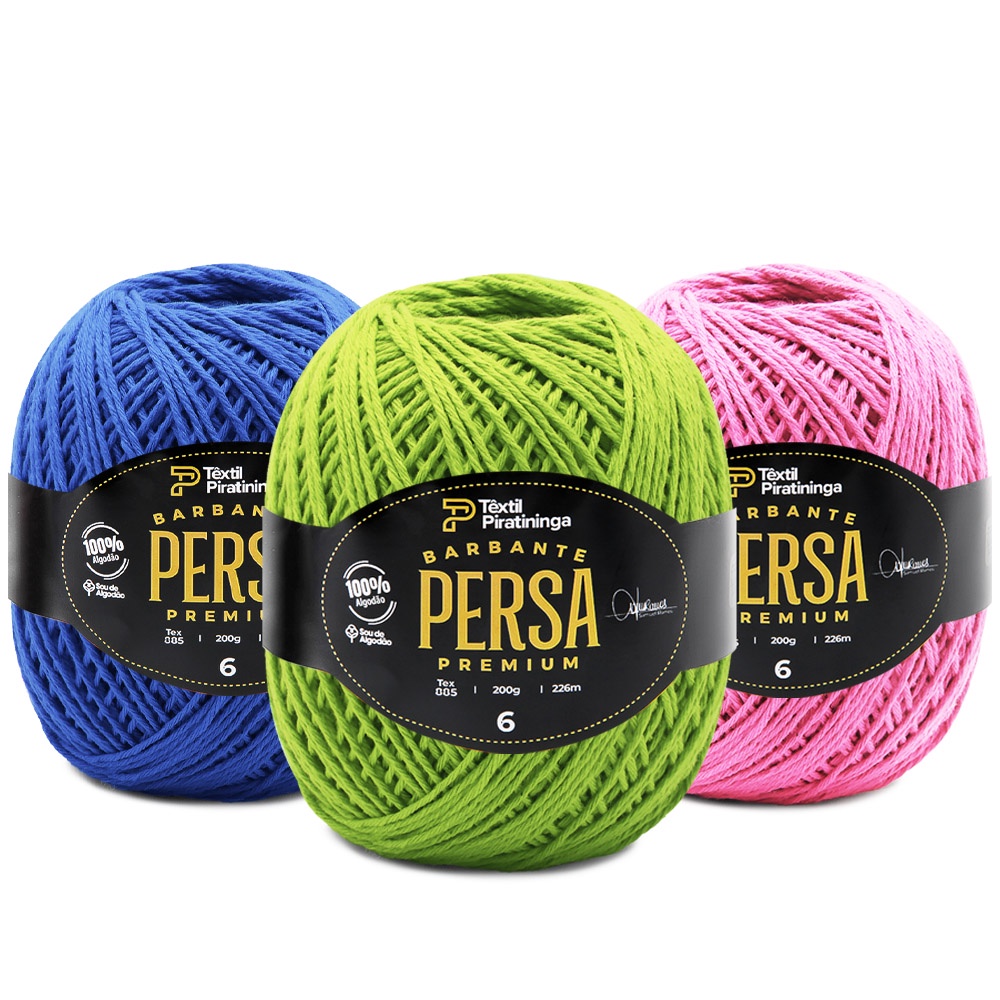 Barbante Persa Premium Têxtil Piratininga N.6 200