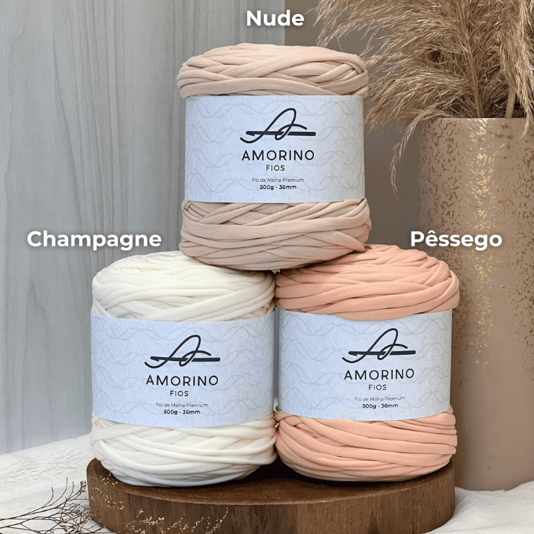 Fio de Malha Premium Amorino Fios – 36mm 