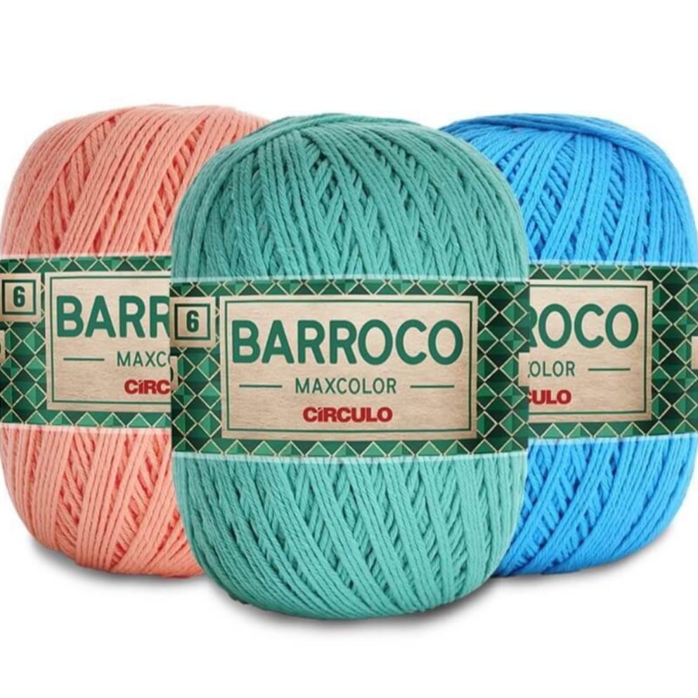 Barbante Barroco Maxcolor n°6 200 gramas | Linha 