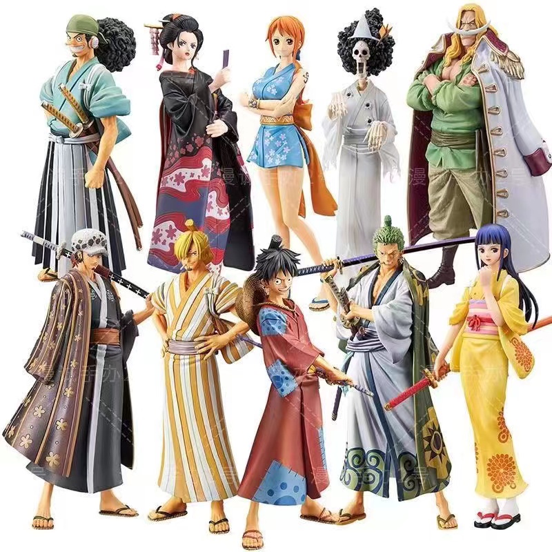 One Piece Luffy/Zoro/Kanji/Usopp Action Figure Bri