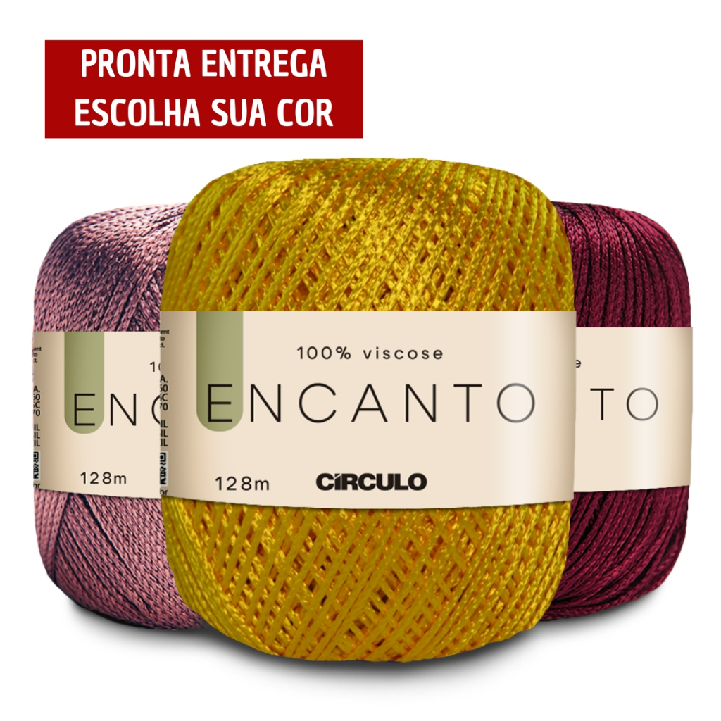 Fio Encanto Círculo 100g – 128 Metros ̵