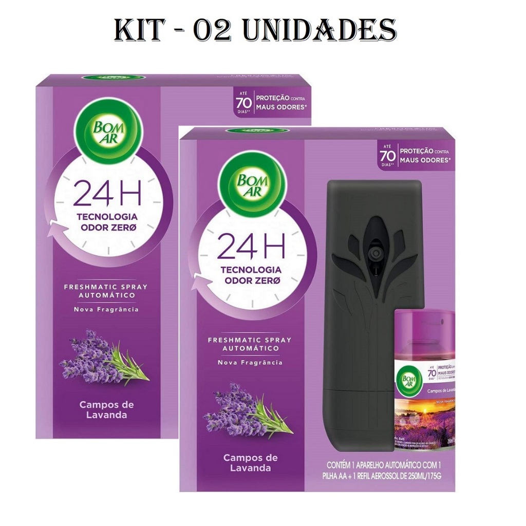 Bom Ar Automático Freshmatic Aparelho + Refil (25