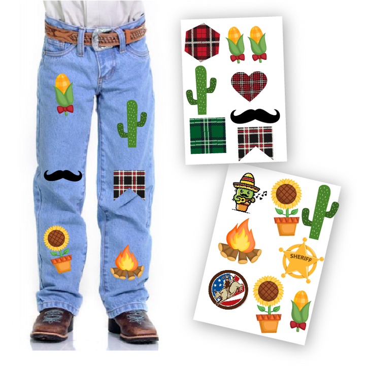 Adesivo Para Roupa Festa Junina Retalho Remendo 16