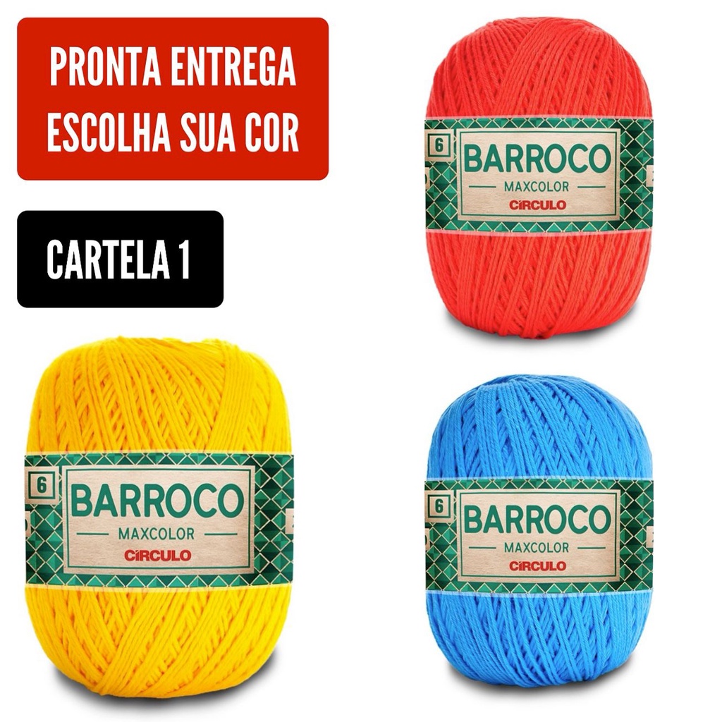 Barbante Barroco Maxcolor Círculo N6 400g 452mts 