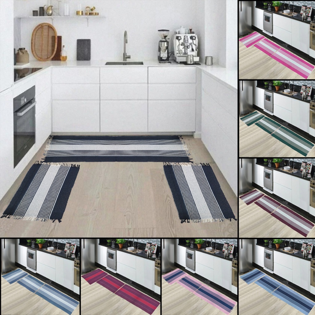 Kit Tapete Cozinha Passadeira Jogo Tear 3 Peças K