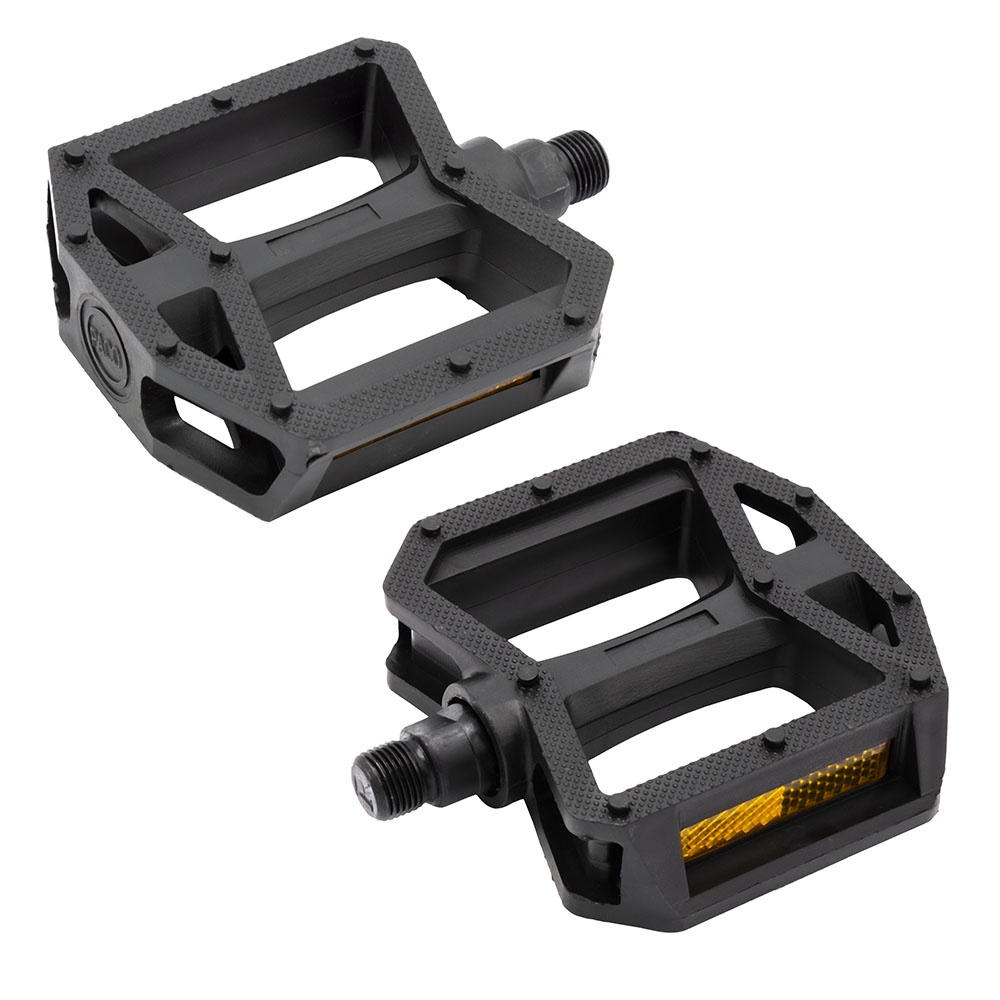 Pedal de bicicleta plataforma nylon resistente com