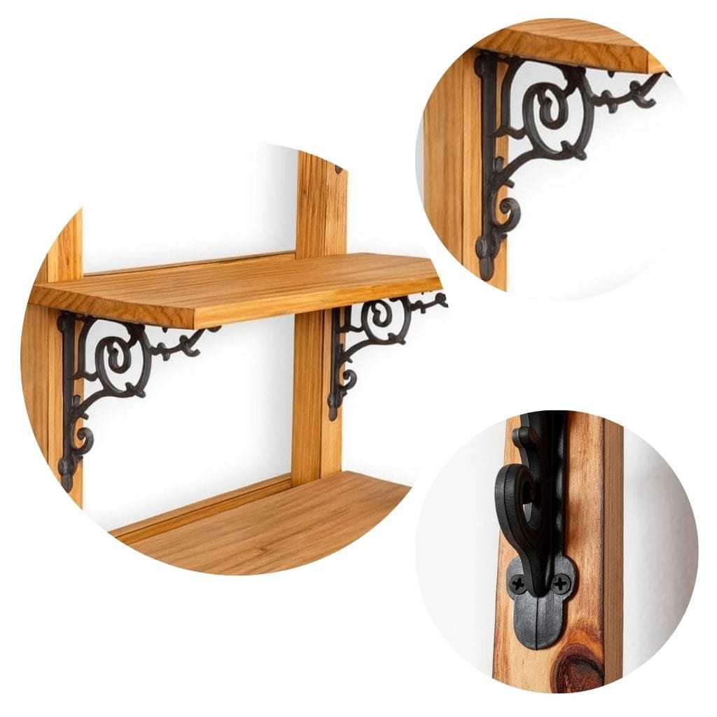 suporte mão francesa estilo colonial melhor acaba