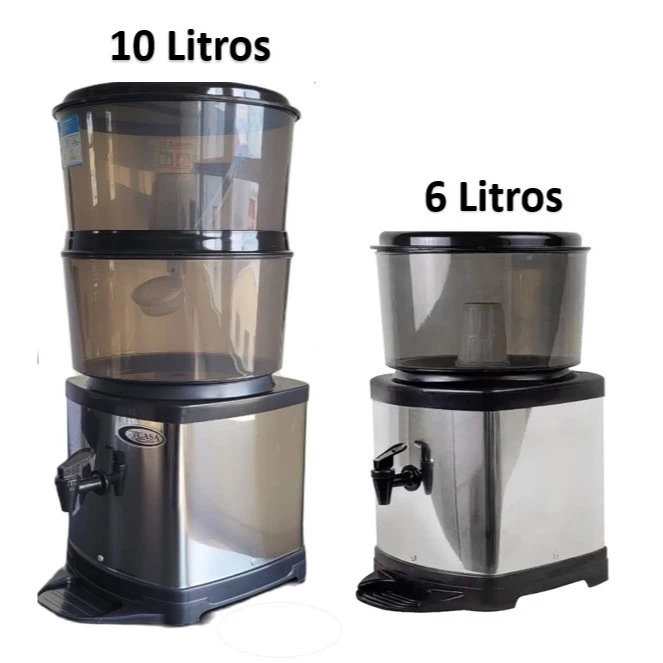 Bebedouro Filtro Para Água Inox Com Base De Barro
