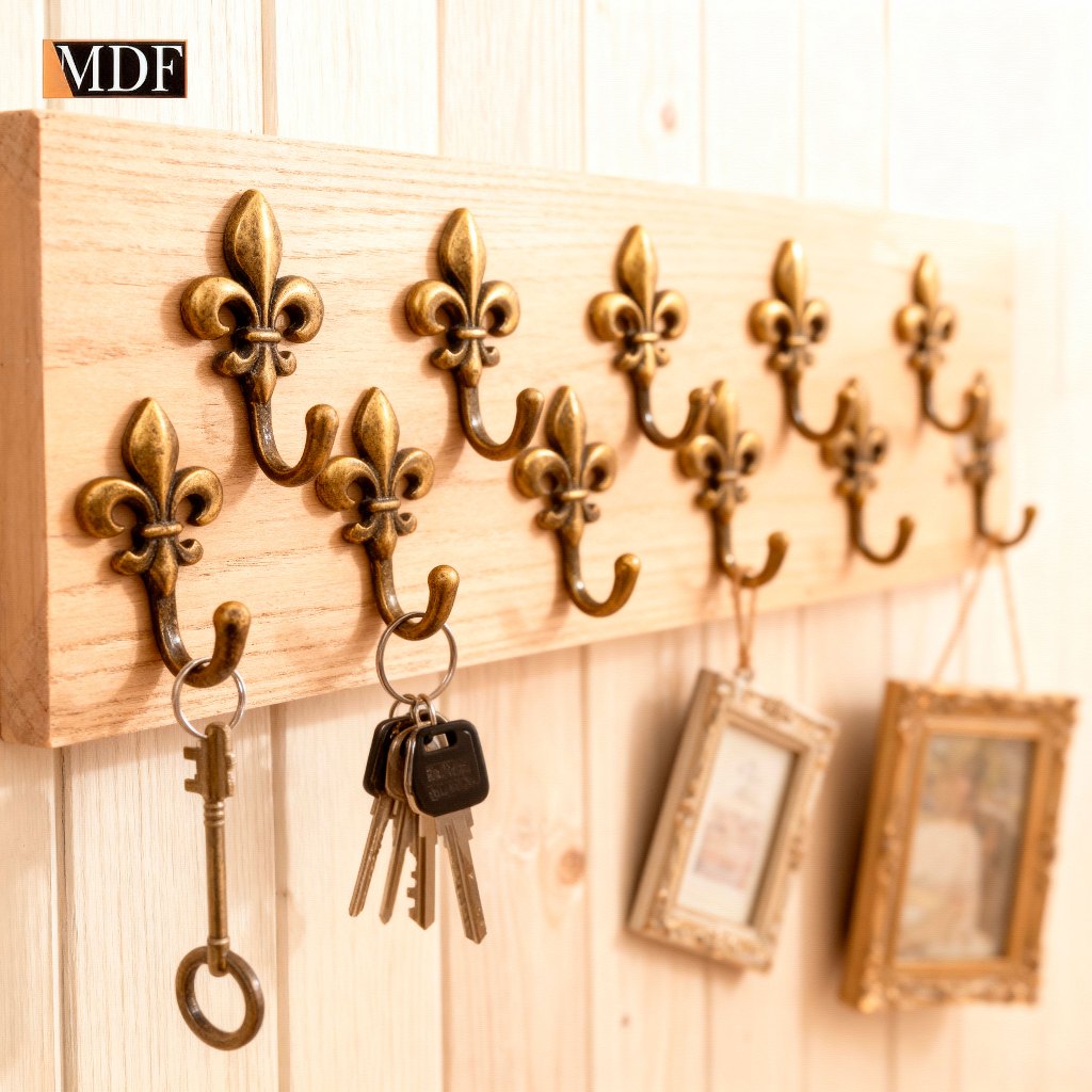 Kit 15 Gancho Flor de Liz 2,9×5,2cm Acessóri