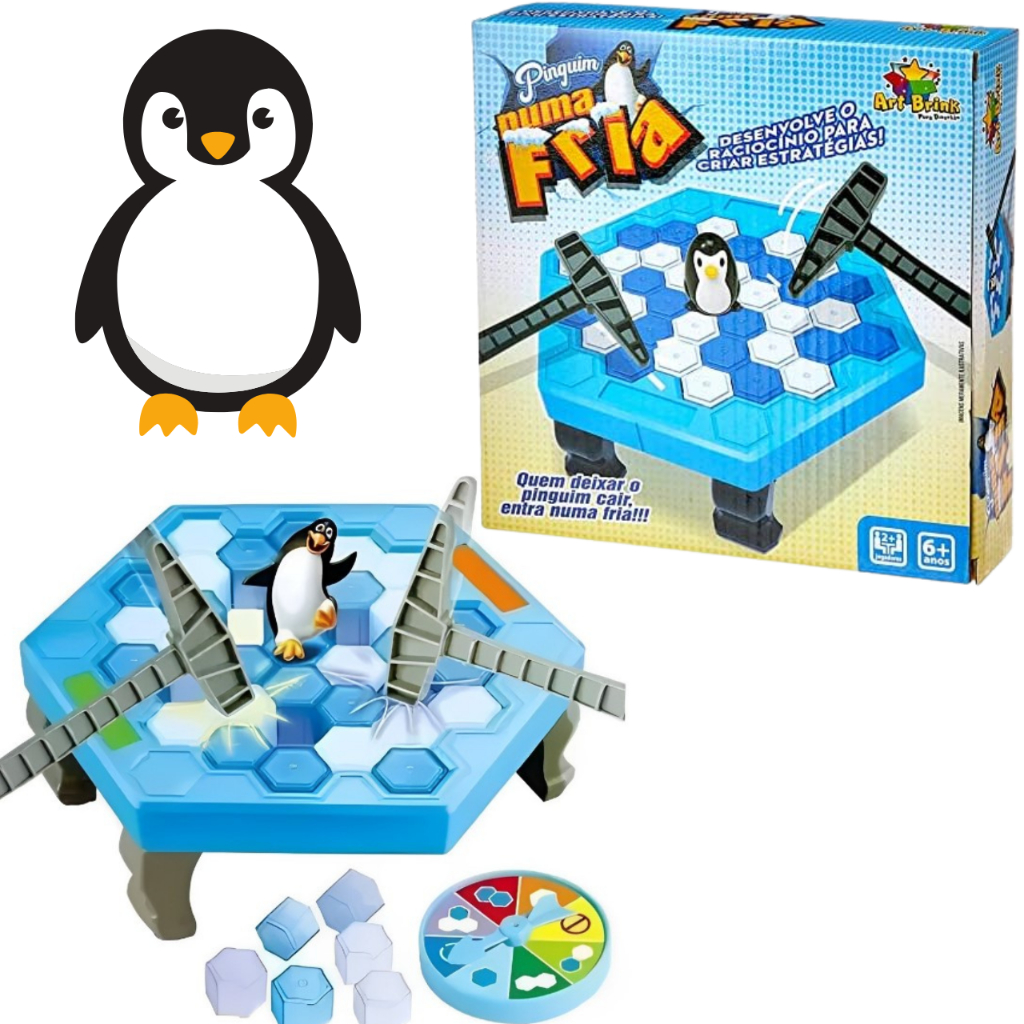 Jogo Pinguim Quebra Gelo Numa Fria  Jogos De Mesa 