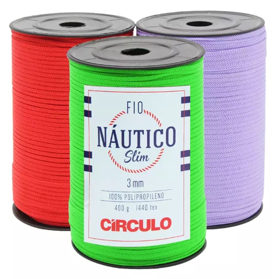 FIO NAUTICO SLIM 3MM 400G CIRCULO