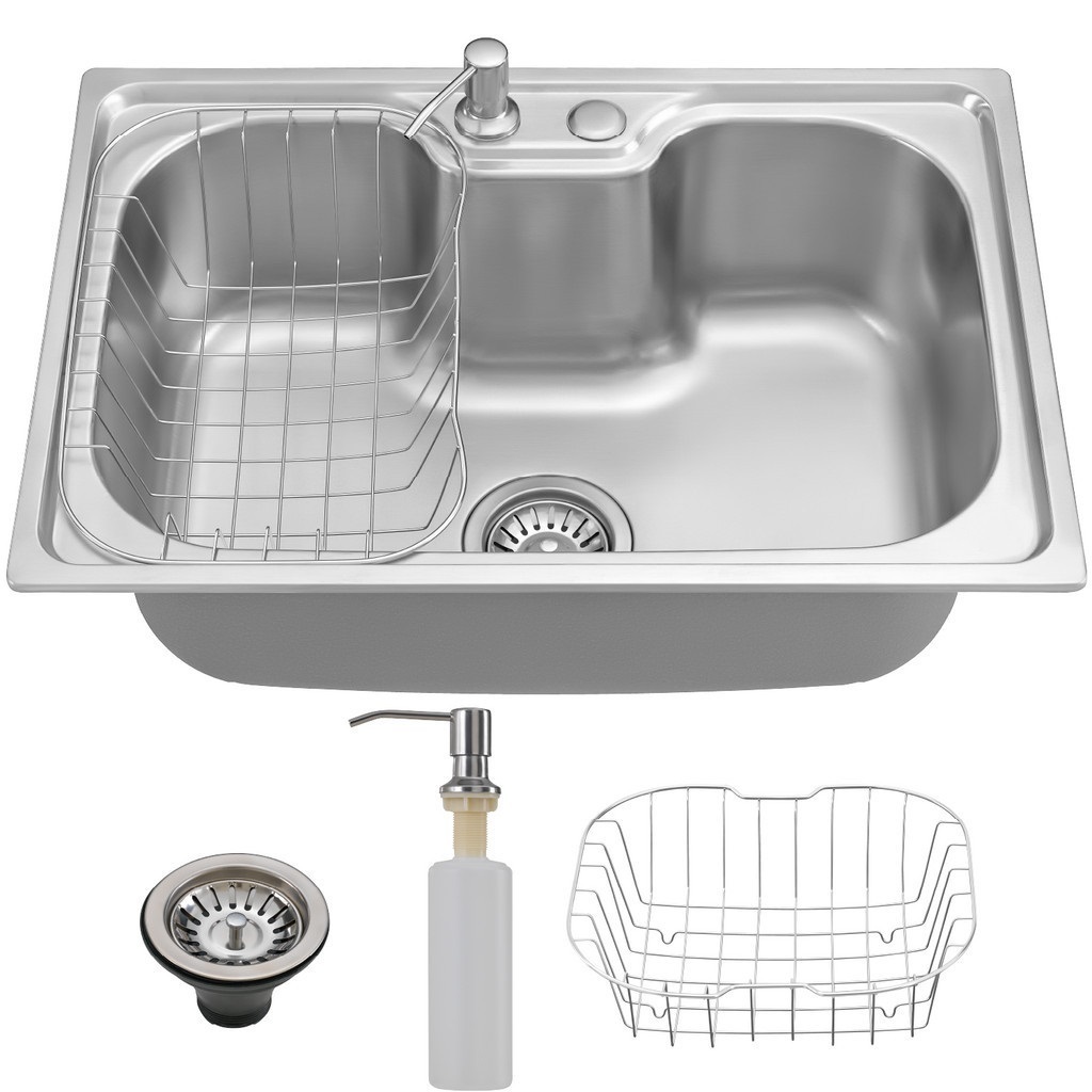 50CM Cuba para Cozinha pia inox Com Acessórios Co