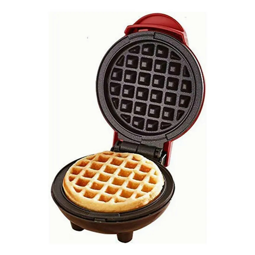 Máquina Waffle Portátil Mini Antiaderente Format