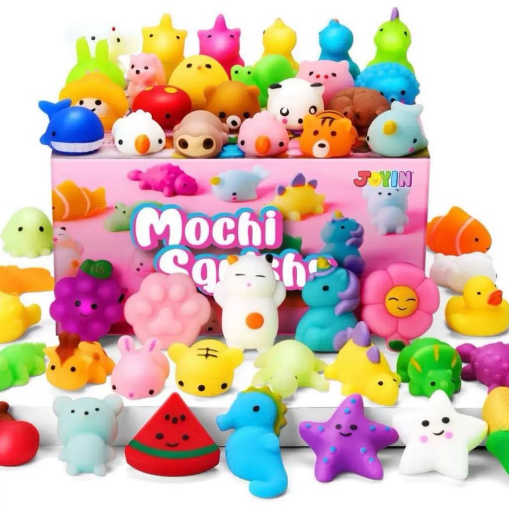 KIT 50 -10 Squishy Bichinho Macio Fofo de Apertar 