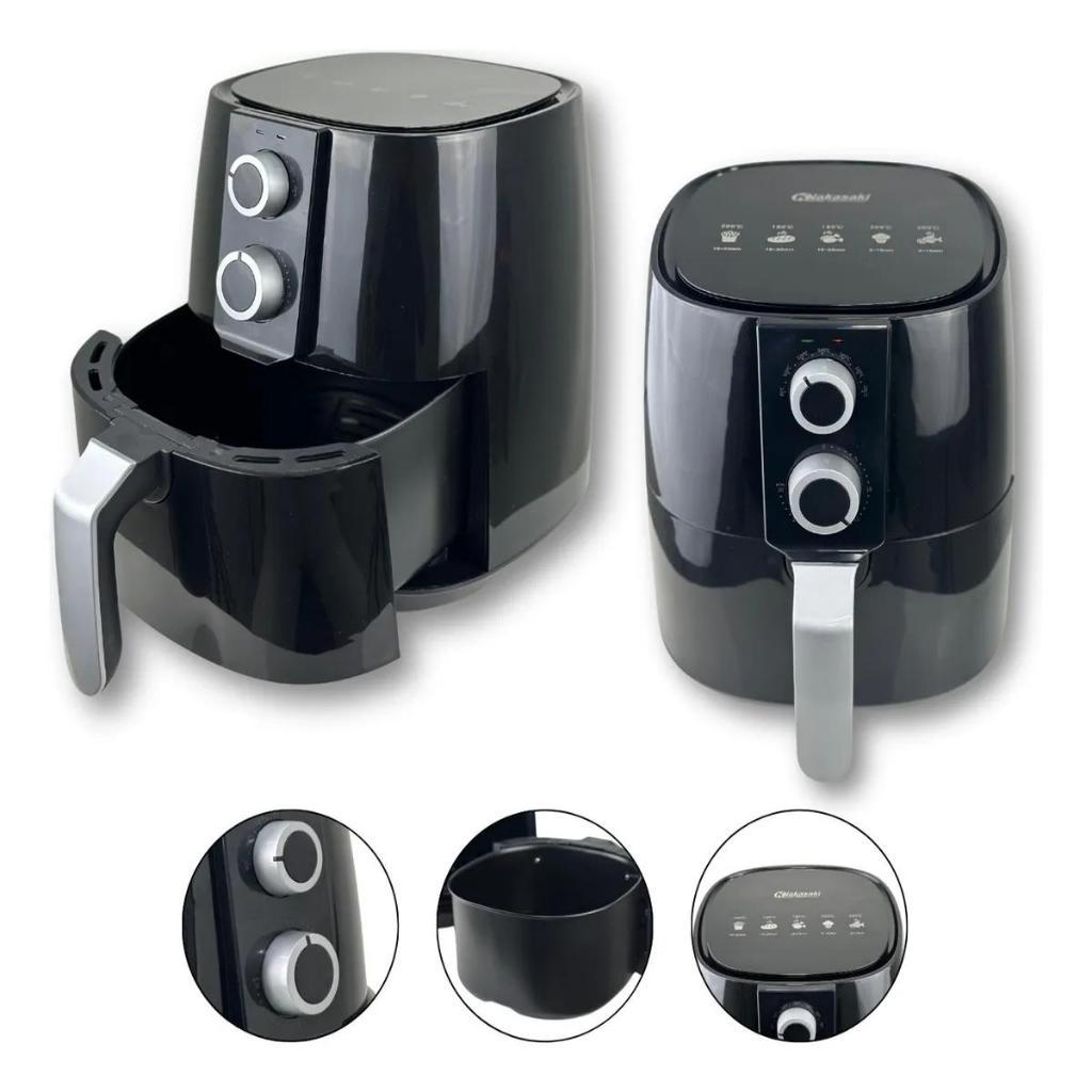 Air Fryer 3,8L 1550W Fritadeira Sem Óleo Antiader
