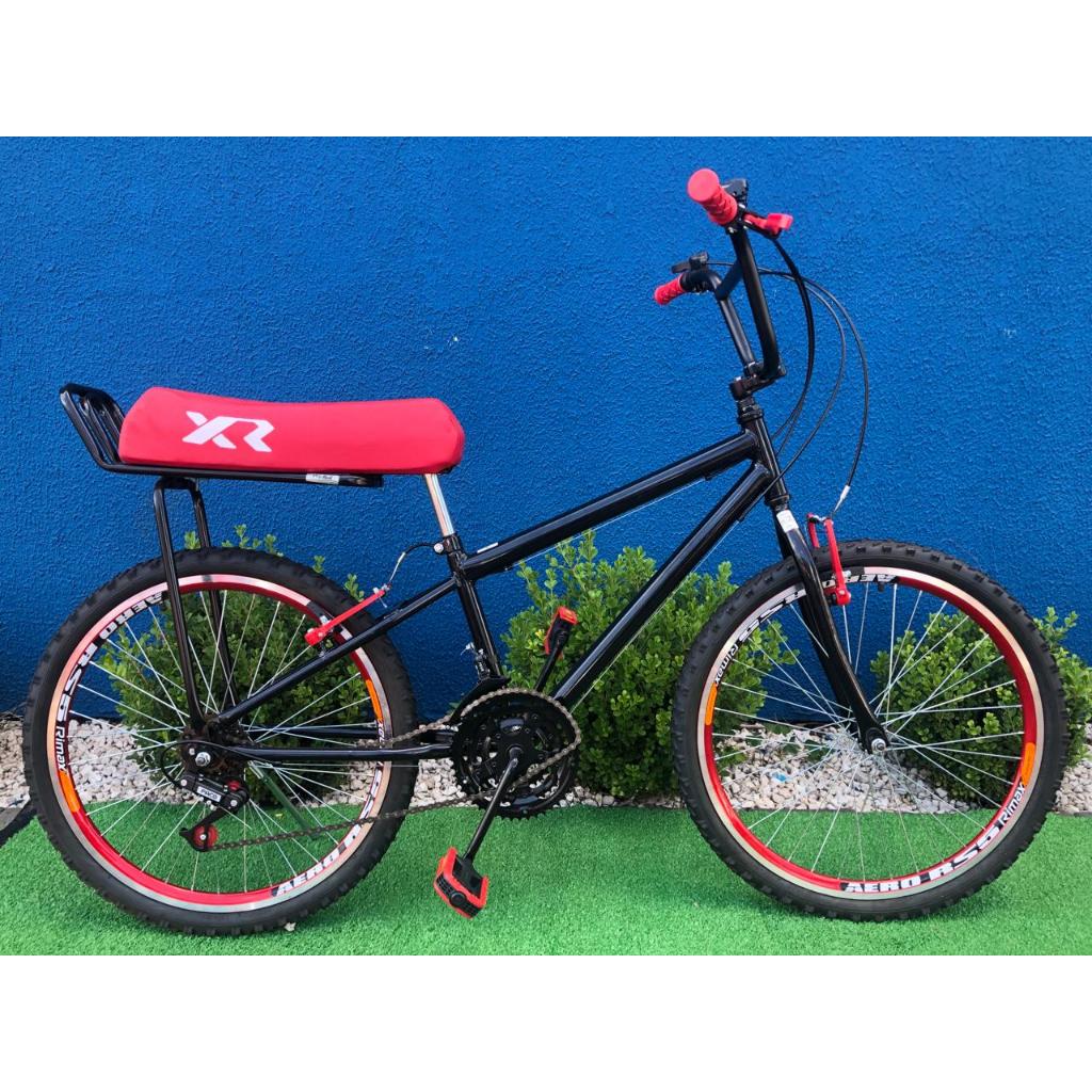 Bicicleta Bike Aro 24 C/ Marcha Banco de Mobilete