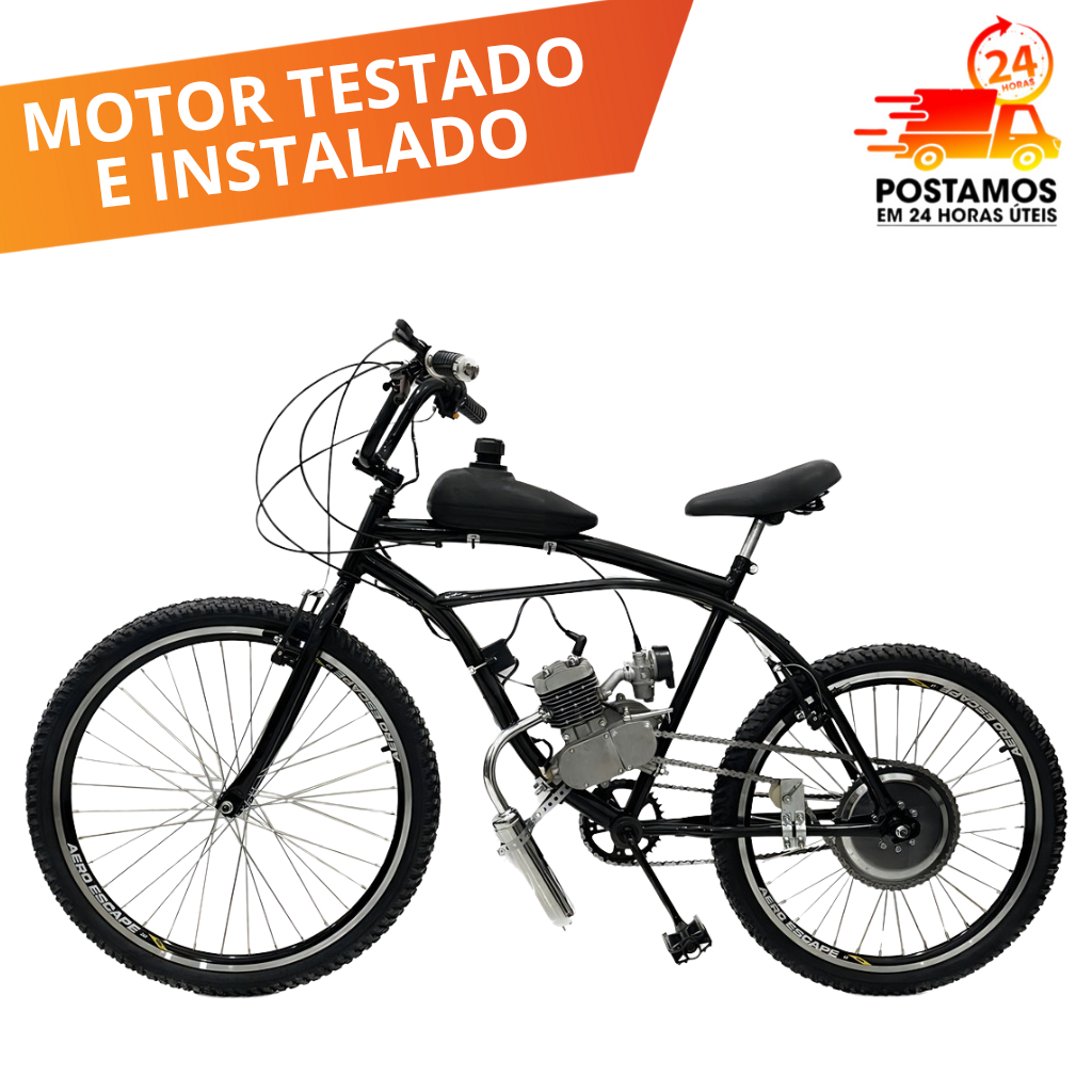 BICICLETA Bike Motorizada 80cc Coroa Spitfire Cor 