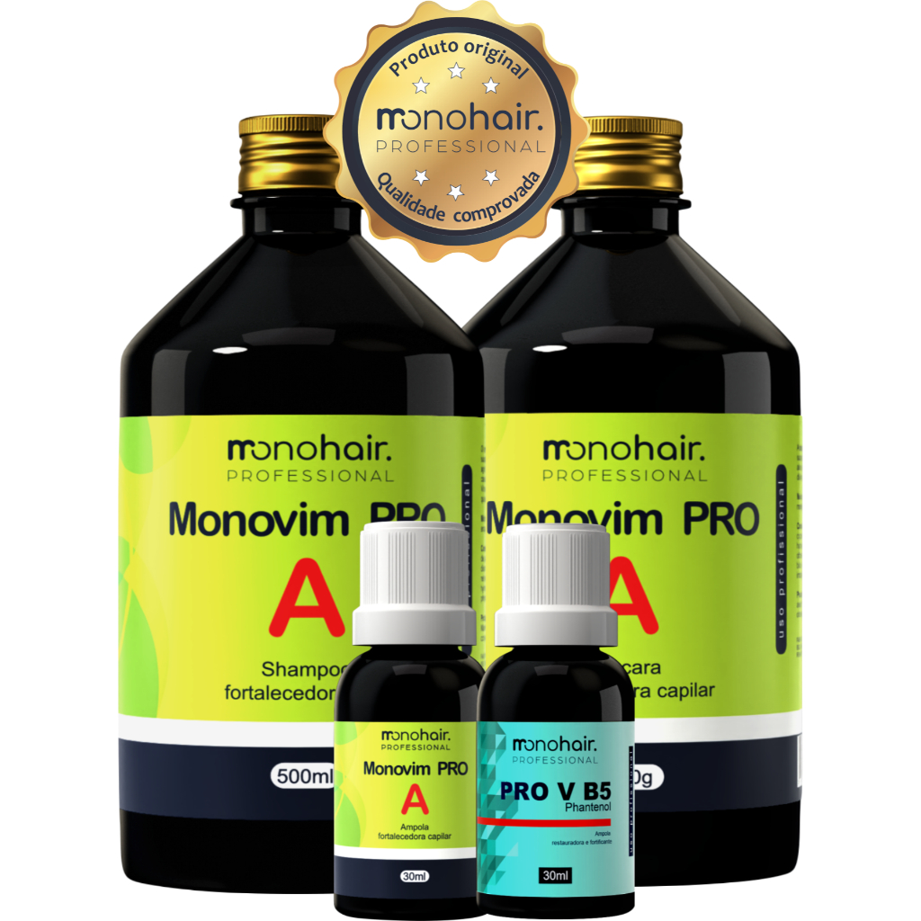 Kit Monovim Pro A + Ampola Pro V B5 (4 Ítens) 