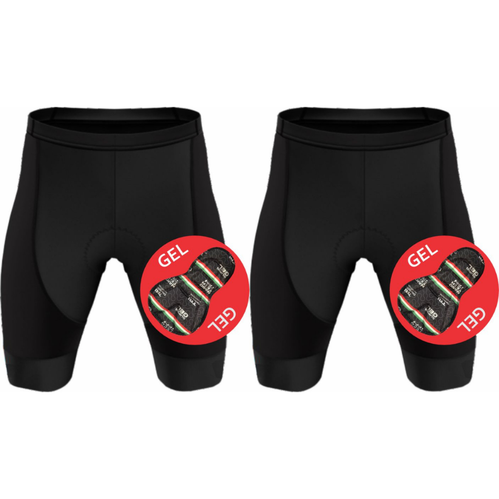 Kit 2 Bermudas De Ciclismo Masculina Forro em Gel 