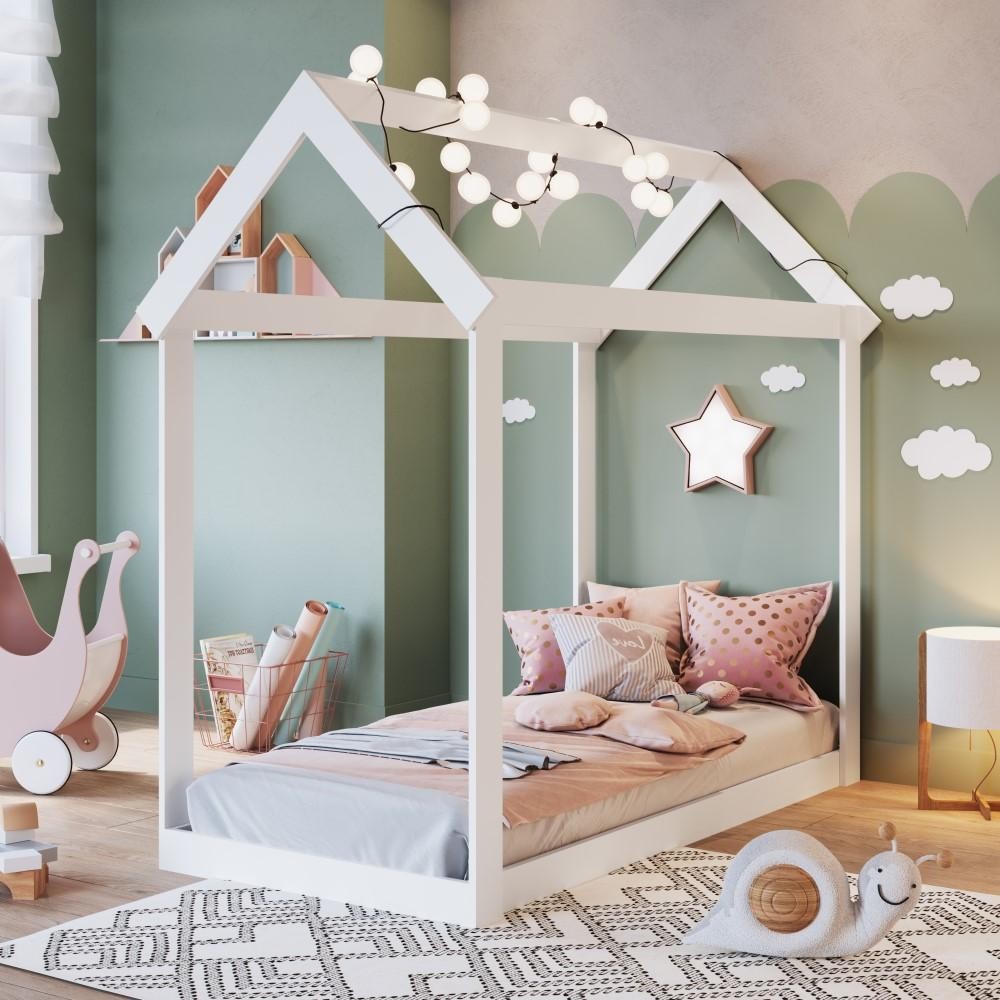 Mini Cama Infantil Casinha Cabana Quarto Criança 