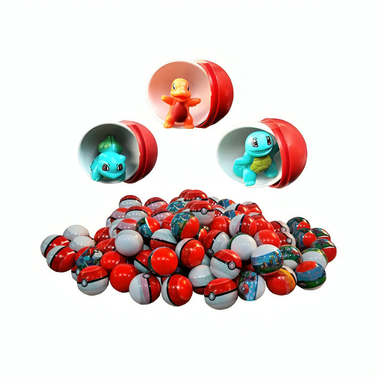 Kit 15 Pokebolas Lacradas Encapsulados Com Mini Po