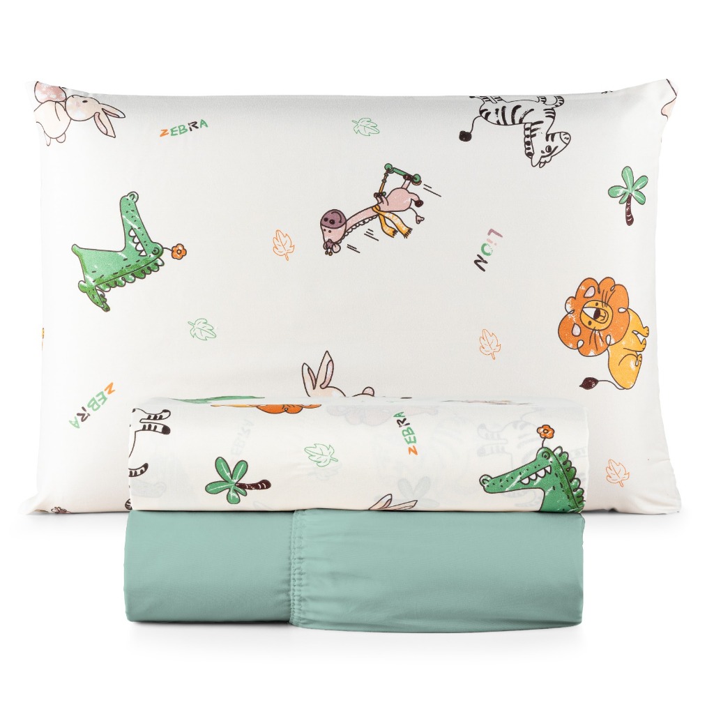 Jogo de Lençol Solteiro 03 Peças Cama Box 200 Fi