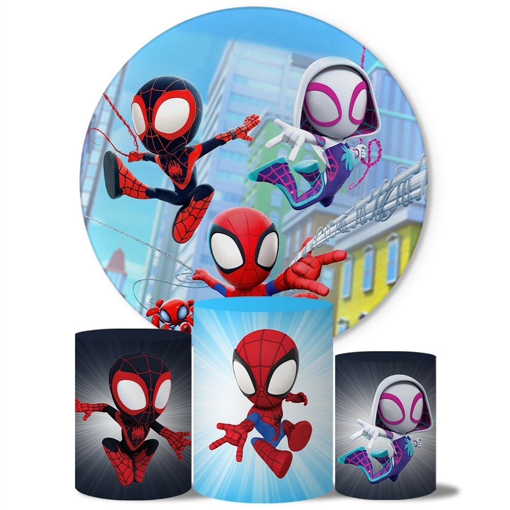 Trio Capa Cilindro + Painel Tema Spi e Seus Amigos