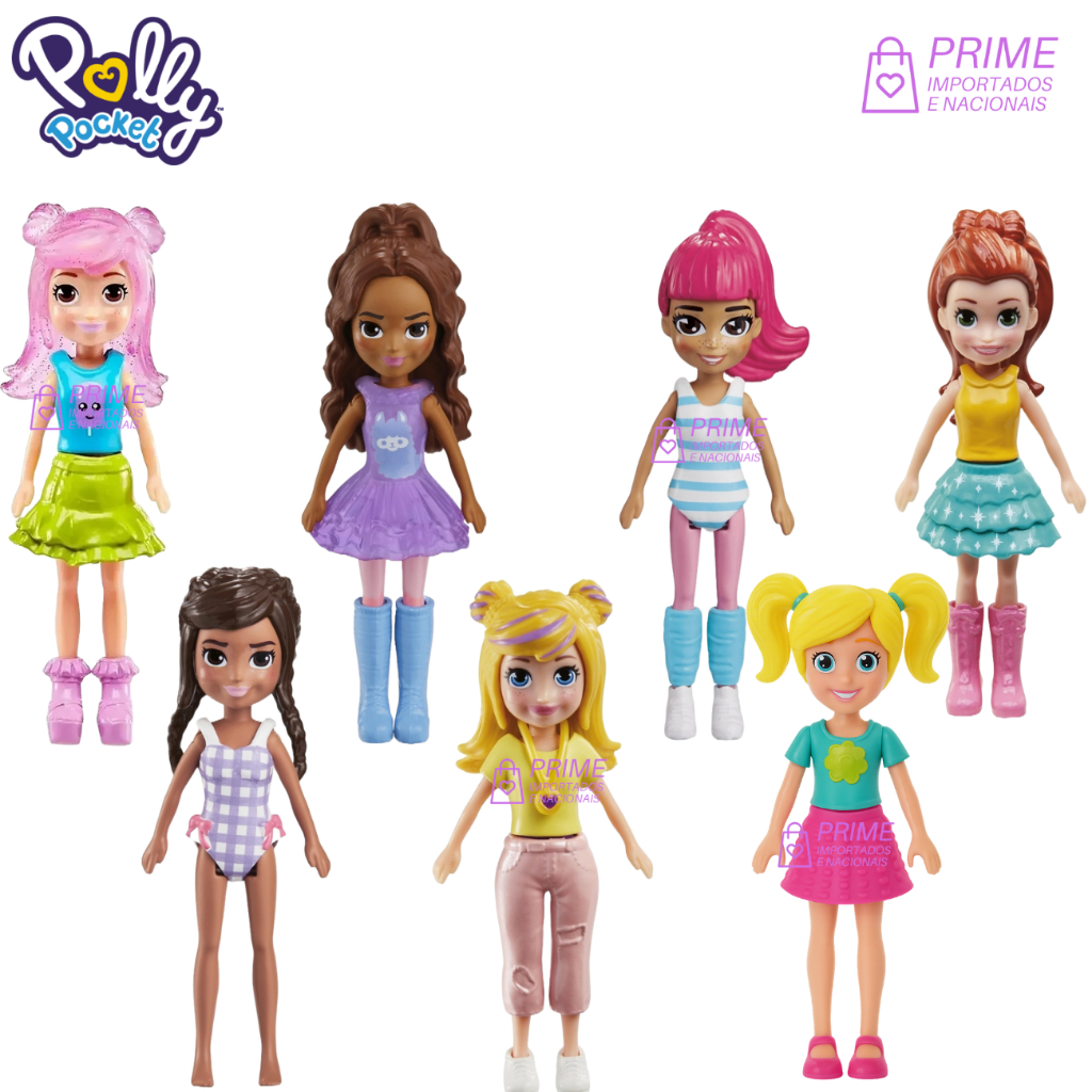 Boneca Polly Pocket Pacote Modas Diverso Coleciona