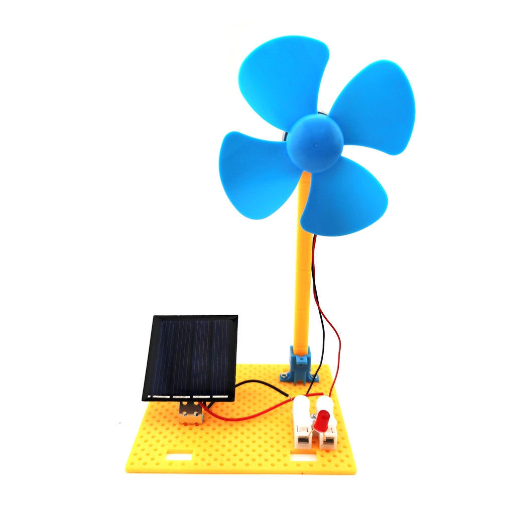 2 Em 1 Modelo De Ventilador Movido A Energia Solar