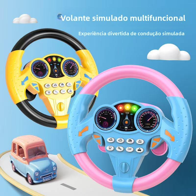 Brinquedo Volante Musical Infantil Interativo Educ