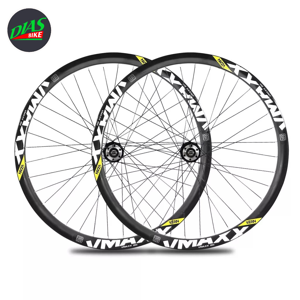Par de roda Aro 26 montado e completo Vzan Vmaxx S