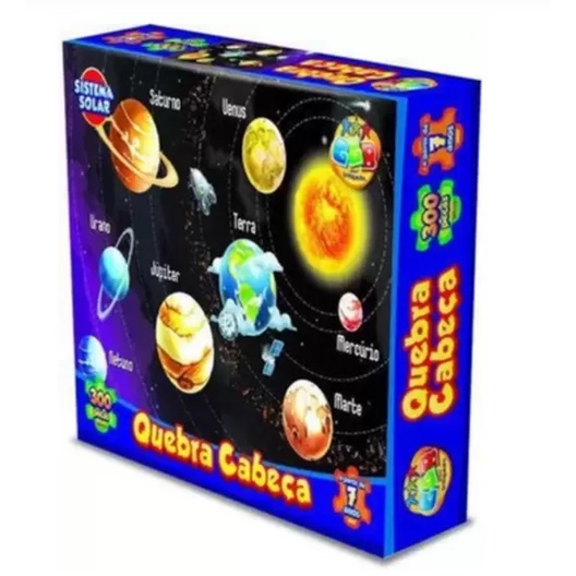 Quebra Cabeça Infantil Sistema Solar 300 Peças G
