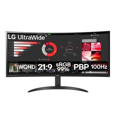Monitor LG Ultrawide Curvo Tela Va 34 Wqhd Hdr10 3