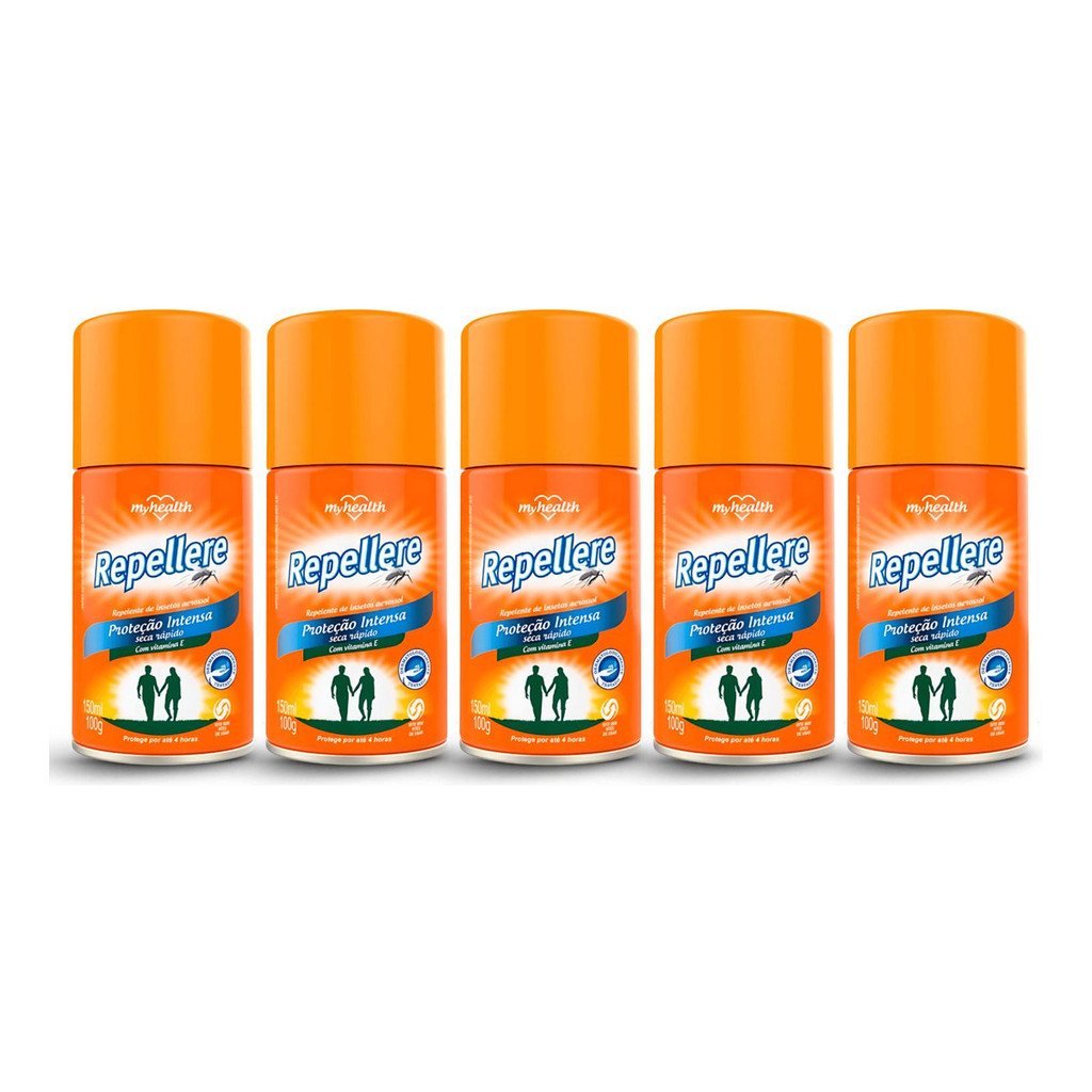Kit 5 Spray Repellere Repelente De Insetos Pernilo