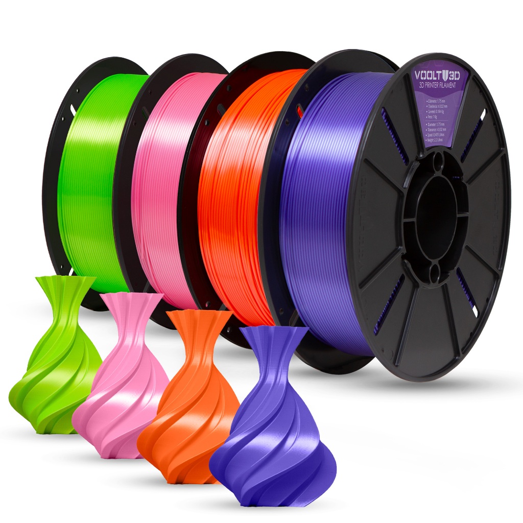 Filamento PLA V-Silk 1Kg 1,75mm Efeito Seda para I