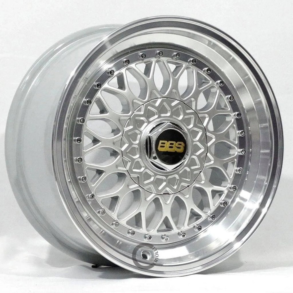 Kit 4 Rodas Bbs Rs Aro 15 Tala 7 4×100/4×
