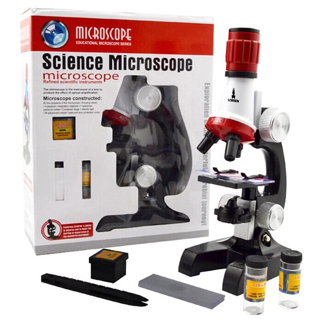 Microscópio Infantil Brinquedo Óptico Lorben Cri