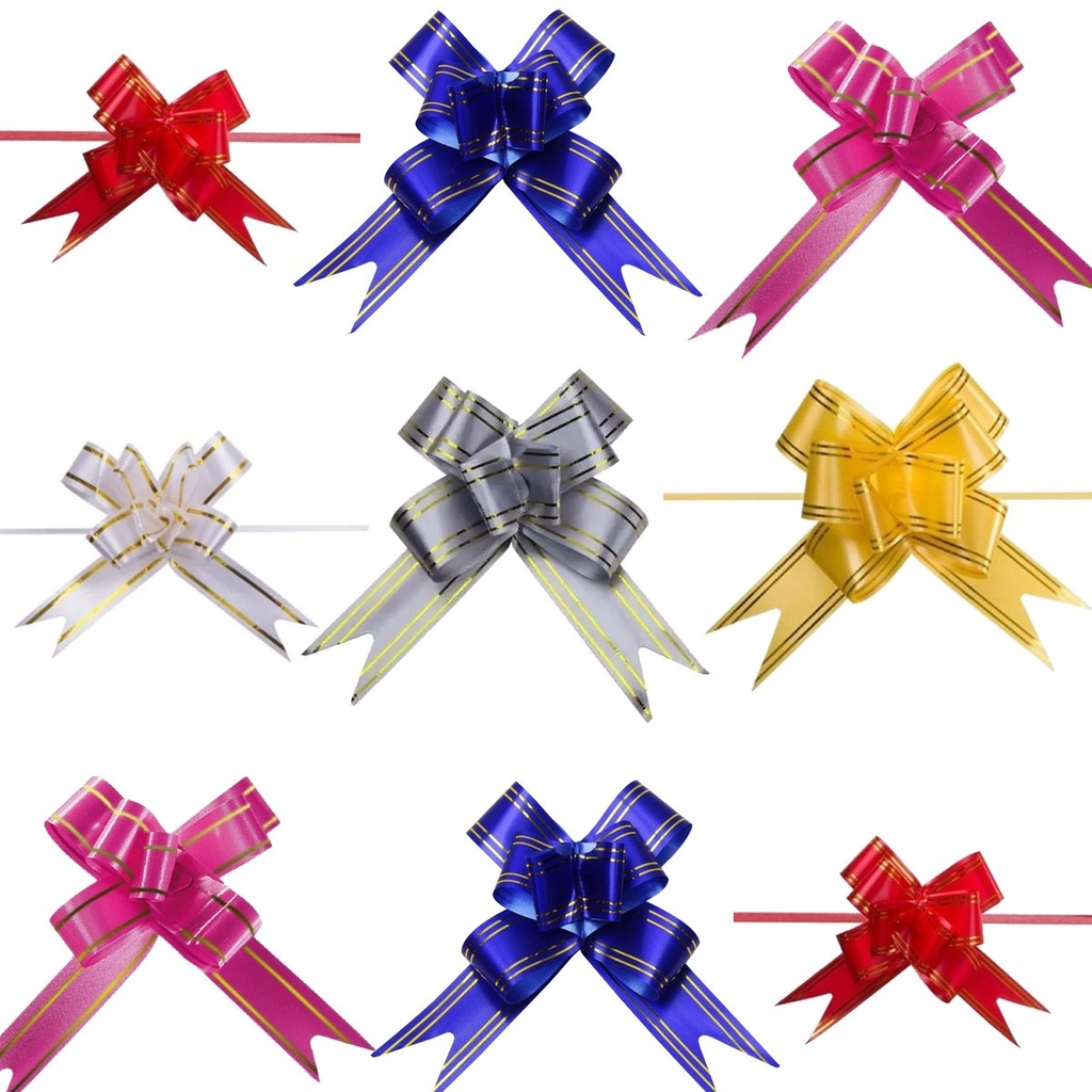 Kit 100 laço Mágico Fácil fitilho p/ Presente k