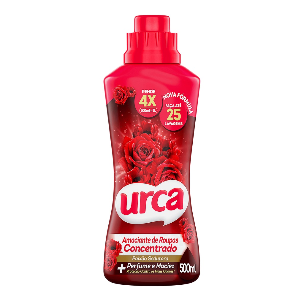 Amaciante Concentrado Urca Paixão Sedutora 500ML 