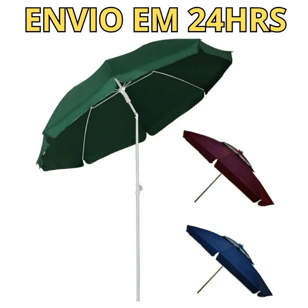 Guarda-sol Gigante Articulado 2,4 Metros Piscina P