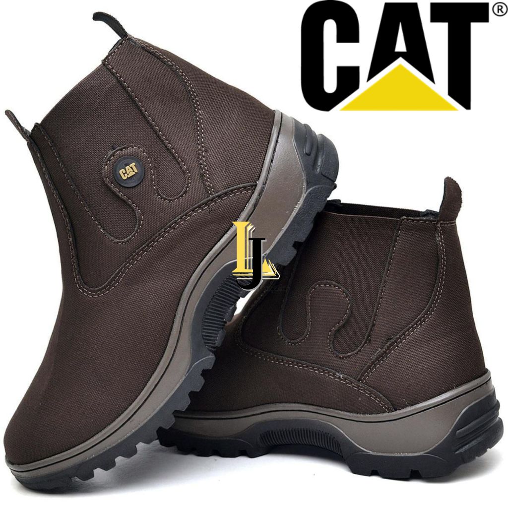Botina Masculina Caterpillar Bota Texana Calce Fac